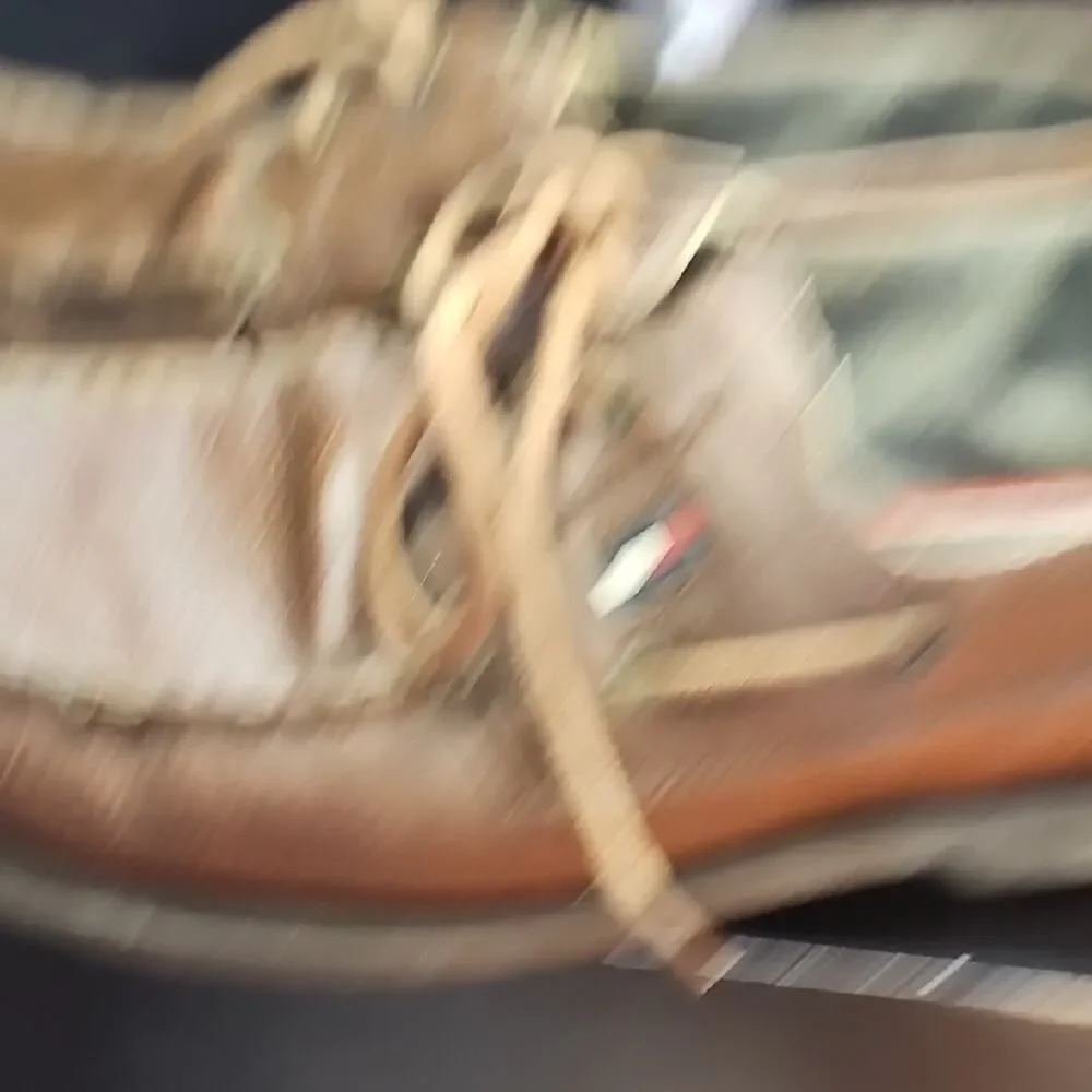Tommy Hilfiger Brown Leather Boat Shoes